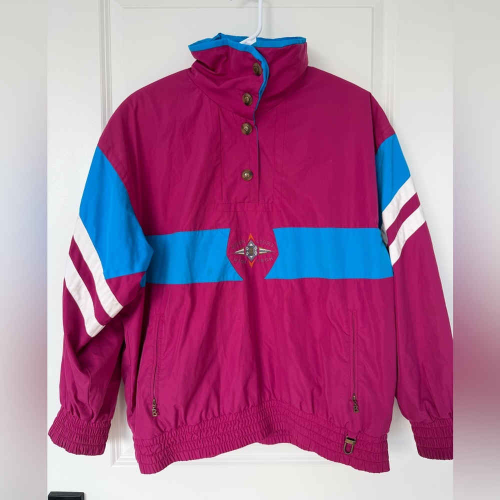 Vintage 90’s Bogner Ski Shell Anorak Colorblock Jacket